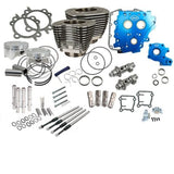 S&S Cycle 07-17 BT 110in Power Package - Wrinkle Black - 330-0668