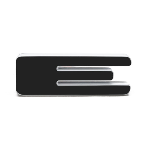 ORACLE Lighting Universal Illuminated LED Letter Badges - Matte Blk Surface Finish - E - 3141-E-001