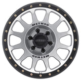 Method MR305 NV 18x9 0mm Offset 6x5.5 108mm CB Machined/Black Street Loc Wheel - MR30589060300