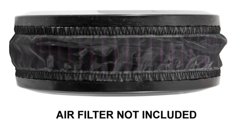K&N Air Filter Wrap Black Oval for Harley Davidson 91-97 Sportster/Glide/Softail/Fat Boy/Low Rider - RK-3902PK