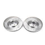 Power Stop 07-09 Mercedes-Benz E350 Front Evolution Drilled & Slotted Rotors - Pair - EBR861XPR