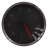 Autometer Spek-Pro Gauge Tachometer 5in 8K Rpm W/Shift Light & Peak Mem Black/Chrome - P23831