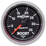 Autometer Sport-Comp II Mechanical 52mm 0-35 PSI Boost Gauge - 3604