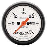 Autometer Phantom 2-1/16in 30K PSI Digital Stepper Motor Fuel Rail Pressure Gauge - 5786