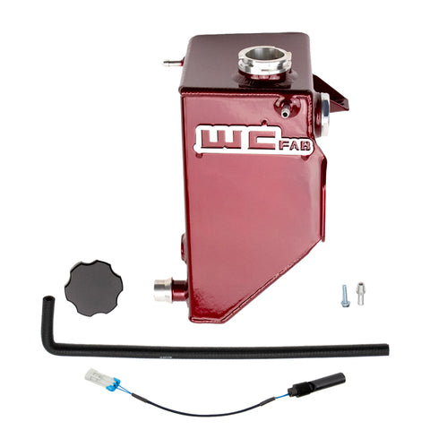 Wehrli 20-24 Chevrolet-GMC 6.6L L5P Duramax OEM Placement Coolant Tank Kit - WCFab Red - WCF100268-RED