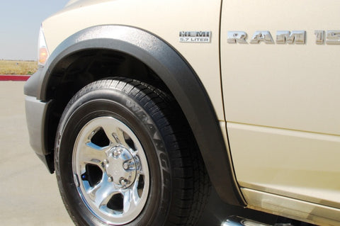 Lund 09-17 Dodge Ram 1500 SX-Sport Style Smooth Elite Series Fender Flares - Black (2 Pc.) - SX204SA
