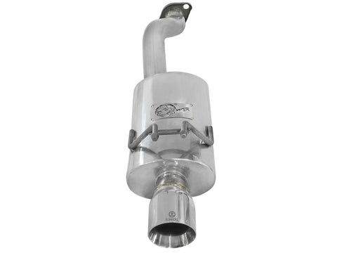 aFe Takeda Exhaust 2.5in Dia 304SS Axle-Back w/Polished Tip 06-11 Honda Civic EX Sedan L4 1.8L - 49-36610