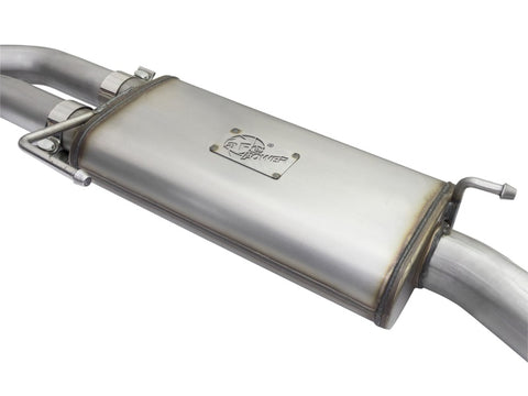 aFe Rebel Exhausts Cat-Back SS Ford F-150 04-08 V8 4.6/5.4L w/ Black Tips - 49-43079-B
