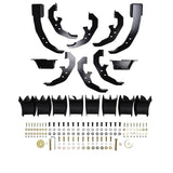 Westin 2019 Chevrolet Silverado Double Cab w/ 6.5in Bed PRO TRAXX 5 W2W Oval Nerf Step Bars - Black - 21-534715