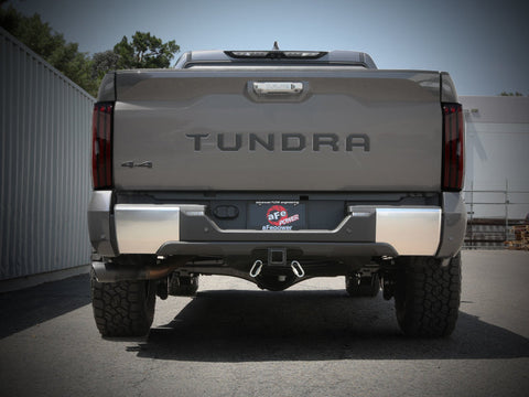 aFe 2022 Toyota Tundra V6-3.5L (tt) Vulcan Series 2.5in to 3in 304 SS Cat-Back Exhaust w/ Black Tip - 49-36061-B