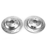 Power Stop 11-16 Hyundai Equus Rear Evolution Drilled & Slotted Rotors - Pair - JBR1534XPR