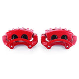 Power Stop 08-14 Cadillac CTS Front Red Calipers w/Brackets - Pair - S5168