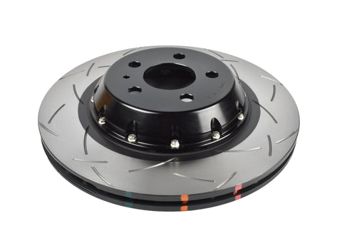 DBA 17-23 Tesla Model 3 (w/355mm Front Rotor) Front 5000 Series 2-Piece Slotted Rotor w/Black Hat - DBA53942BLKS