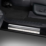 Putco 17-20 Ford SuperDuty Super Crew w/ SUPERDUTY Etching - 4pcs SS Door Sills - 95180FD