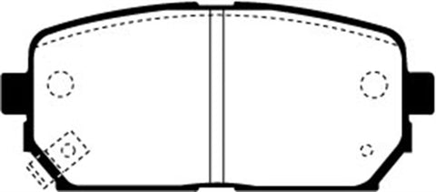 EBC 07-10 Kia Rondo 2.4 Greenstuff Rear Brake Pads - DP21810
