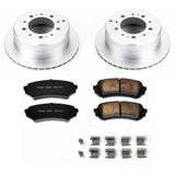 Power Stop 98-07 Lexus LX470 Rear Z17 Evolution Geomet Coated Brake Kit - CRK1134
