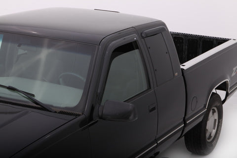 AVS 88-99 Chevy CK Ext. Cab Ventvisor Outside Mount Window Deflectors 4pc - Smoke - 94231