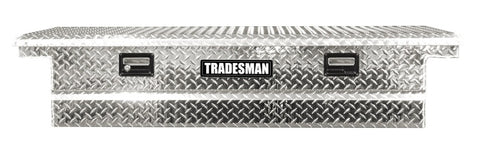 Tradesman Aluminum Single Lid Cross Bed Truck Tool Box (63in.) - Brite - 9304