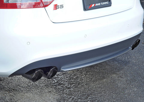 AWE Tuning B8 / B8.5 S5 Sportback Touring Edition Exhaust - Non-Resonated - Diamond Black Tips - 3415-43042