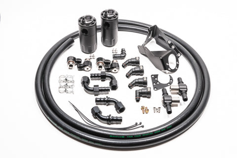 Radium Engineering Dual Catch Can Kit Nissan R32 Skyline GT-R Fluid Lock - 20-0590-FL