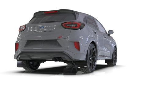 Rally Armor 20-25 Ford Puma ST Black Mud Flap w/Grey Logo - MF86-UR-BLK-GRY