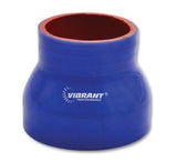 Vibrant 4 Ply Reducer Coupler 3in ID x 2.75in ID x 4.5in Long - Blue - 19732B