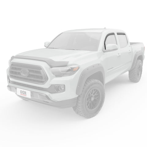 EGR 2016-2017 Toyota Tacoma In-Channel Window Visors - Smoked (575081) - 575081