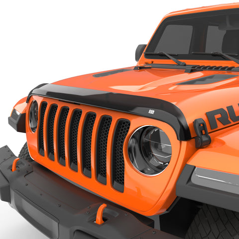 EGR Jeep 2018+ Wrangler / 2020+ Gladiator Superguard Hood Shield - Dark Smoke (305251) - 305251