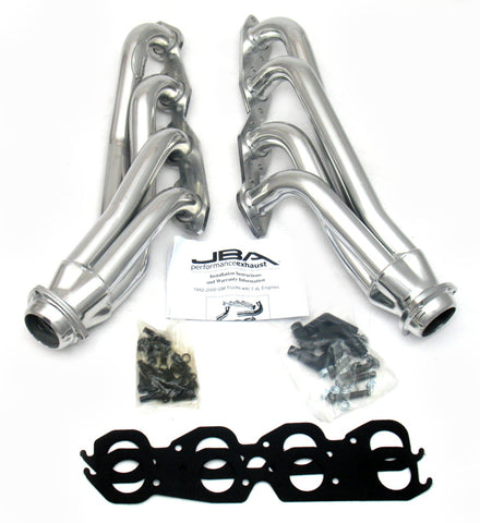 JBA 92-95 GM Truck 7.4L Vortec 1-3/4in Primary Silver Ctd Cat4Ward Header - 1822S-1JS