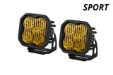 Diode Dynamics SS3 LED Pod Sport - Yellow Combo Standard (Pair) - DD6480P