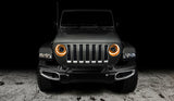 Oracle Jeep JL/Gladiator JT Oculus Bi-LED Projector Headlights - Amber/White Switchback - 5839-023