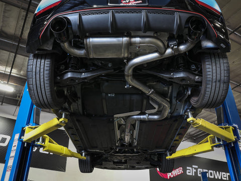 aFe Hyundai Veloster N 21-22 L4-2.0L (t) Takeda Cat-Back Exhaust System- Polished Tips - 49-37030-P