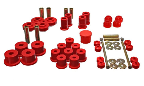 Energy Suspension 67-73 Ford Mustang Red Hyper-flex Master Bushing Set - 4.18111R