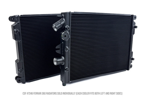 CSF 00-08 Ferrari 360 High Performance All Aluminum Radiator - Left/Right - 7246