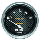 Autometer AP 65+ GM 2-5/8in Fuel Level Carbon Fiber Electric Gauge Pod - 4814