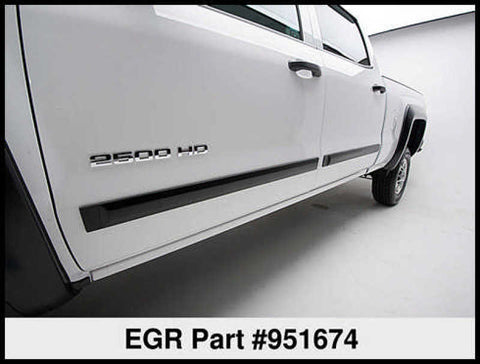 EGR Crew Cab Front 41.5in Rear 38in Rugged Style Body Side Moldings (951674) - 951674