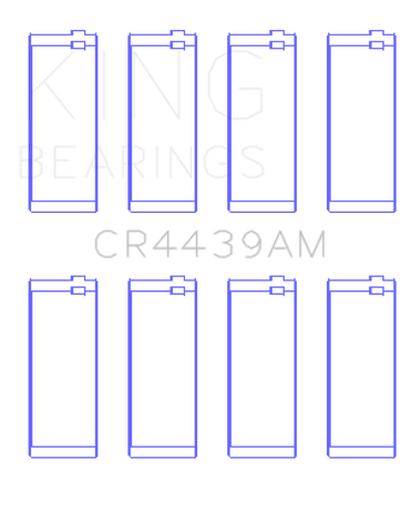 King Engine Bearings BMW M10 (Size +0.75mm) Connecting Rod Bearing Set - CR4439AM0.75