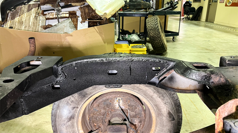 Rust Buster 2004-2012 GM Colorado & Canyon Crew Cab Rear Over Axle Frame Section - Left - RB7502L