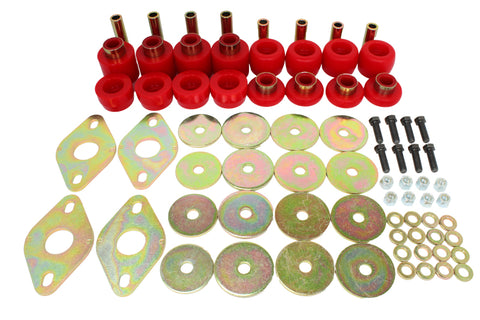 Energy Suspension 04-15 Nissan Titan Body Mount Set - Red - 7.4104R