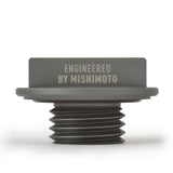 Mishimoto 87-01 Ford Mustang Hoonigan Oil Filler Cap - Silver - MMOFC-MUS1-HOONSL