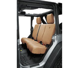 Bestop 13-18 Jeep Wrangler JK 4-Door Rear Seat Covers (Tan) - 29284-04