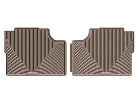 WeatherTech 17+ Ford F-250 / F-350 / F-450 / F-550 Crew Cab Rear Rubber Mats - Tan - W409TN