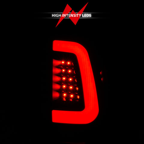 ANZO 2008-2016 Ford F-250 LED Taillights Black Housing Clear Lens (Pair) - 311356