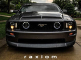 Raxiom 05-09 Ford Mustang Excluding GT500 LED Halo Projector Headlights- Blk Housing (Clear Lens) - 101683