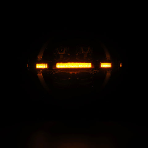 AlphaRex 18-23 Jeep Wrangler JL/Gladiator JT LED Proj Headlights Black w/ Activ Light/Seq Signal/DRL - 880868