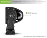 DV8 Offroad BRS Pro Series 40in Light Bar 198W Flood/Spot 3W LED - Black - BR40E240W3W