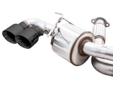 AWE Tuning 2020 Chevrolet Corvette (C8) Touring Edition Exhaust - Quad Diamond Black Tips - 3015-43159