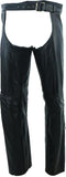 Kuryakyn Leather By River Road Plains Leather Chaps Black - Large - 094420