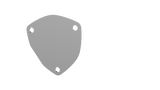 QTP 3.5in Bolt-On QTEC 3 Bolt Cover Plate - 10350C