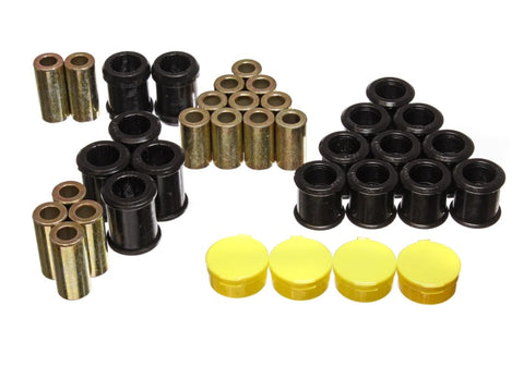 Energy Suspension 95-98 Nissan 240SX (S14) Black Rear Control Arm Bushing Set (Must reuse existing o - 7.3119G